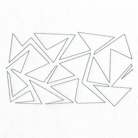 Modern Triangles Geometry (Edge-to-Edge Quilting)