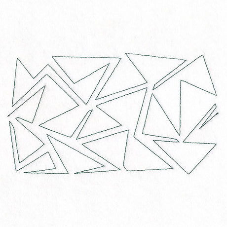Modern Triangles Geometry (Edge-to-Edge Quilting)