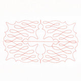 Calligraphy on Repeat (Edge-to-Edge Quilting)