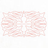 Calligraphy on Repeat (Edge-to-Edge Quilting)