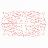 Calligraphy on Repeat (Edge-to-Edge Quilting)