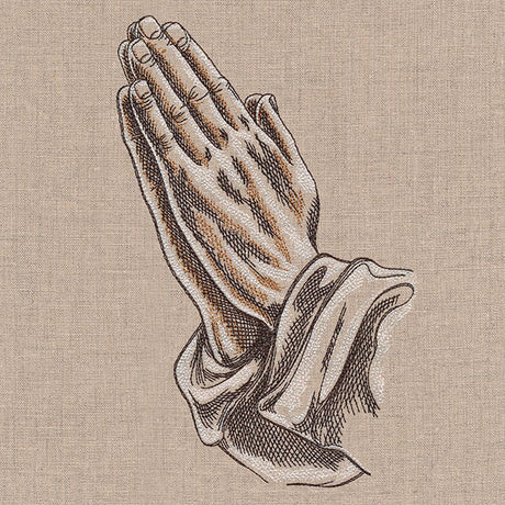 Praying Hands Etching