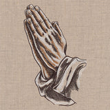 Praying Hands Etching