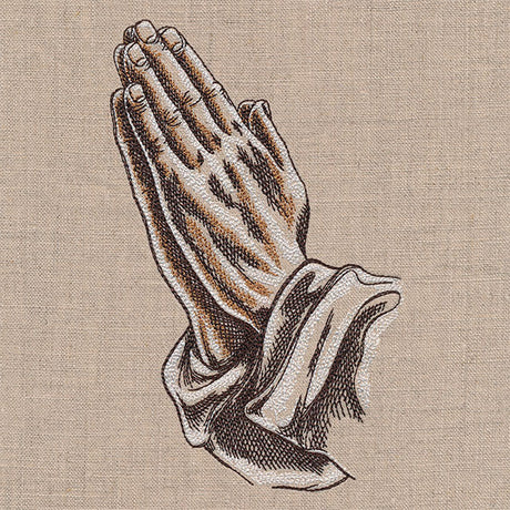 Praying Hands Etching