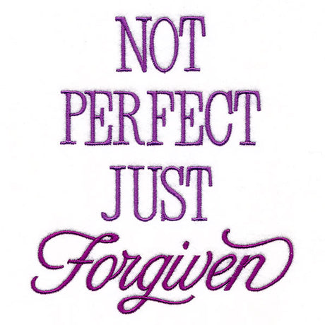 Daily Blessings - Not Perfect Just Forgiven