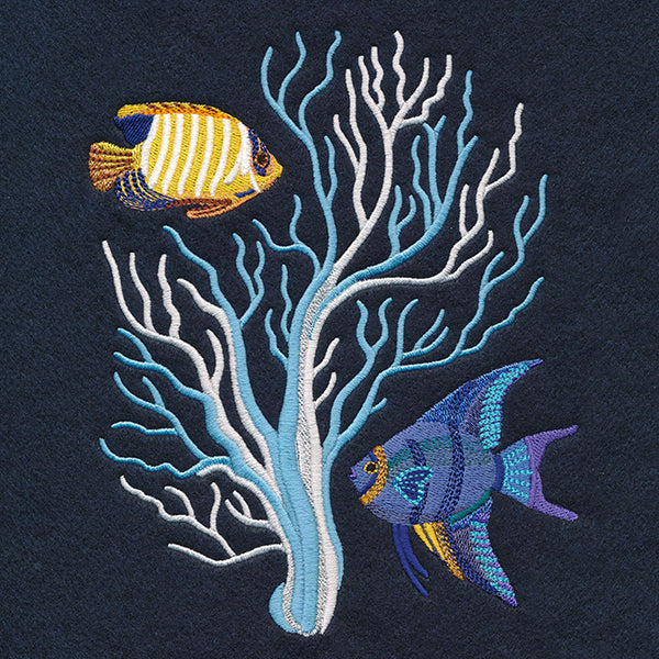 Ocean Blue Coral & Fish Feature