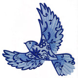 Flourishing Blue Jay in Flight