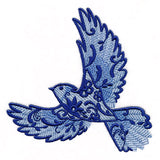 Flourishing Blue Jay in Flight