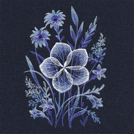 Stunning in Cyanotype Flowers Feature