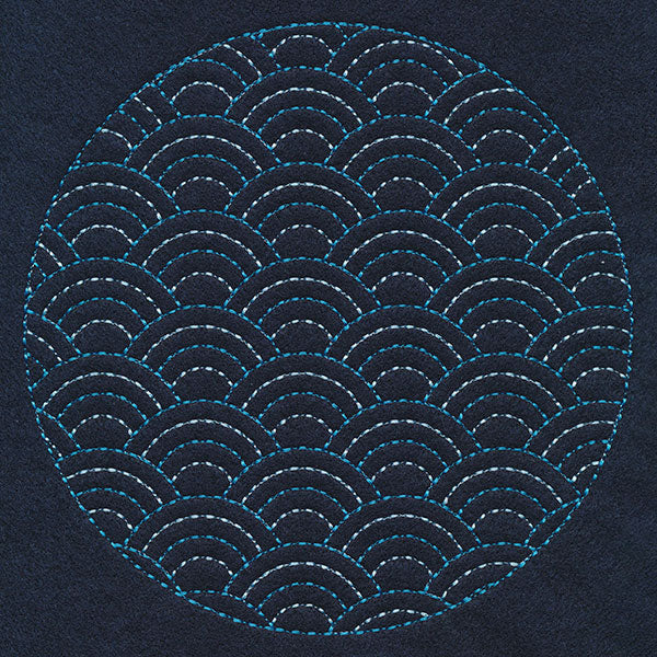 Scallops and Flair Sashiko Quilting Circle