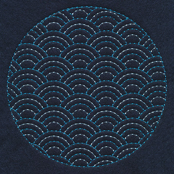 Scallops and Flair Sashiko Quilting Circle