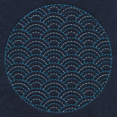 Scallops and Flair Sashiko Quilting Circle