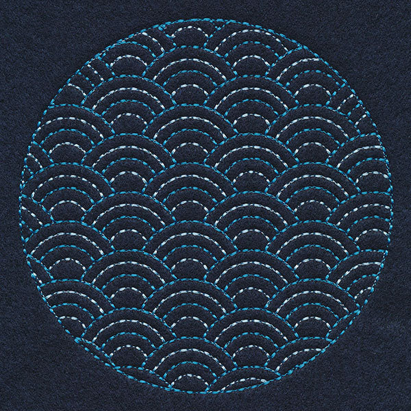 Scallops and Flair Sashiko Quilting Circle