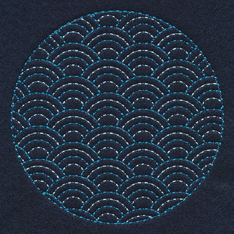 Scallops and Flair Sashiko Quilting Circle