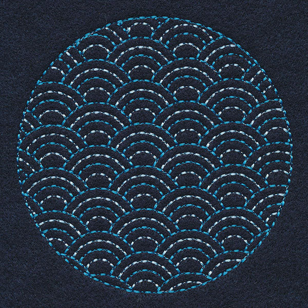 Scallops and Flair Sashiko Quilting Circle