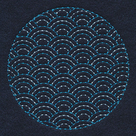 Scallops and Flair Sashiko Quilting Circle