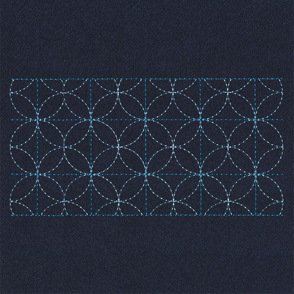 Venn Kaleidoscope Sashiko Quilting Border