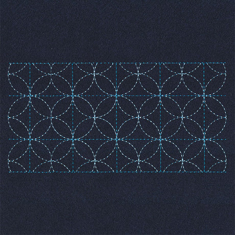 Venn Kaleidoscope Sashiko Quilting Border