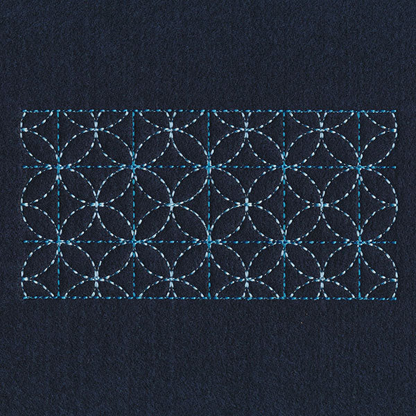 Venn Kaleidoscope Sashiko Quilting Border