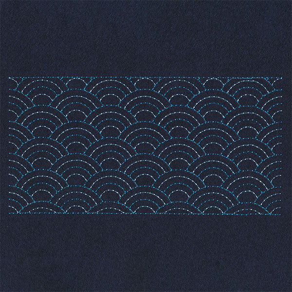 Scallops and Flair Sashiko Quilting Border