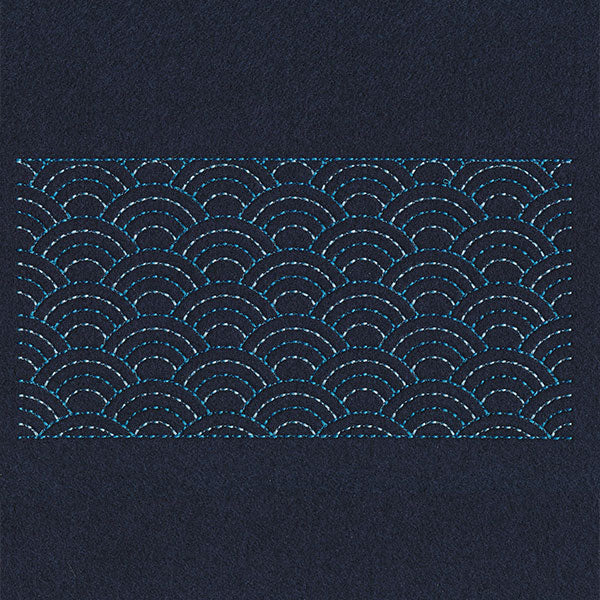 Scallops and Flair Sashiko Quilting Border