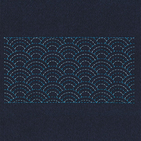 Scallops and Flair Sashiko Quilting Border