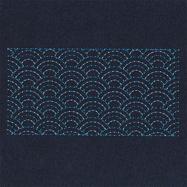 Scallops and Flair Sashiko Quilting Border