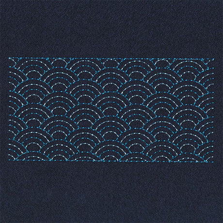 Scallops and Flair Sashiko Quilting Border