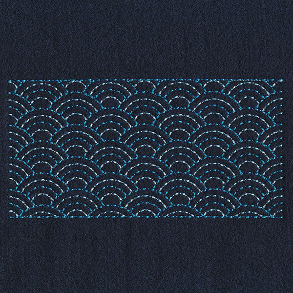 Scallops and Flair Sashiko Quilting Border