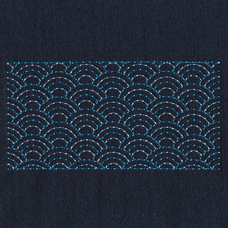 Scallops and Flair Sashiko Quilting Border
