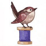 Ready to Craft Thread Spool Wren