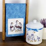 Spring Flowers Goose Trio