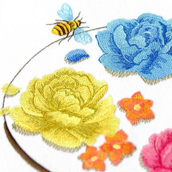 Flowers & Bees Painter's Palette