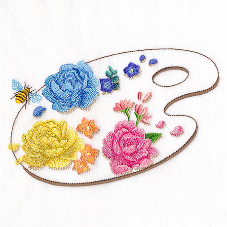 Flowers & Bees Painter's Palette