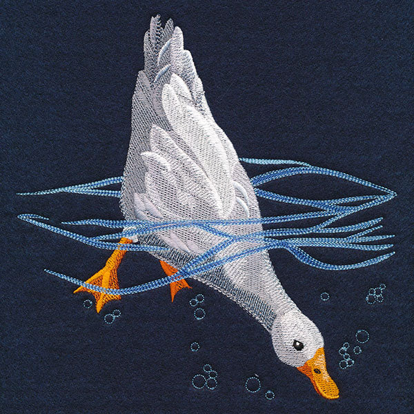 Into the Water Diving Duck Feature