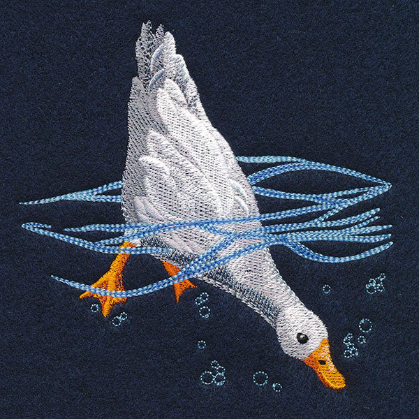 Into the Water Diving Duck Feature