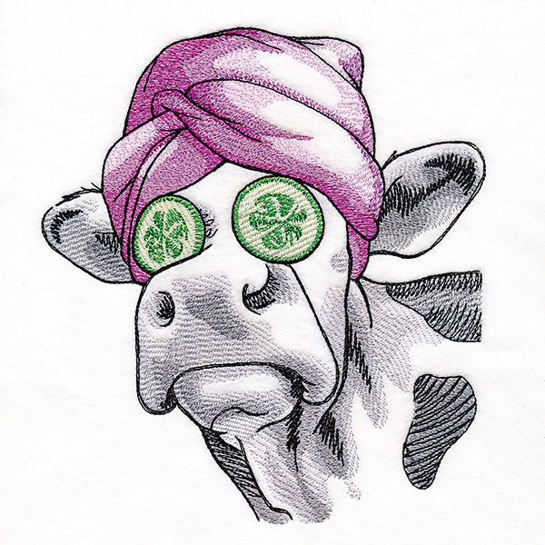 Cucumbers & Facials Spa Day Cow