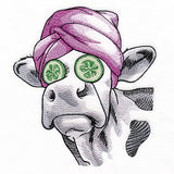 Cucumbers & Facials Spa Day Cow