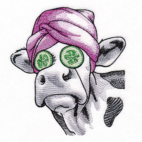 Cucumbers & Facials Spa Day Cow