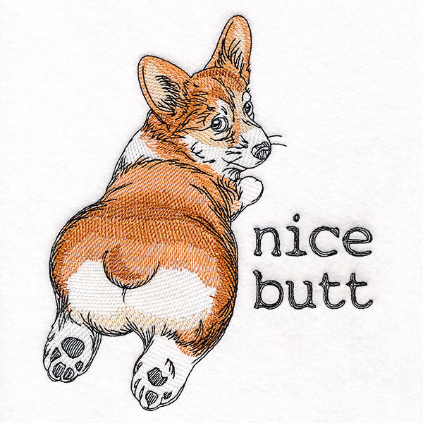 Nice Butt Rearview Corgi