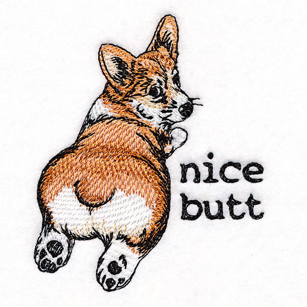 Nice Butt Rearview Corgi