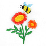 Happy Honeybee & Flowers (Fringe)