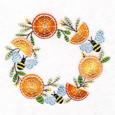 Buzzing with Sweetness Citrus Wreath