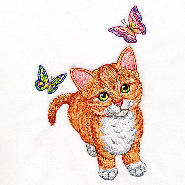 Butterflies and Sunshine Cat