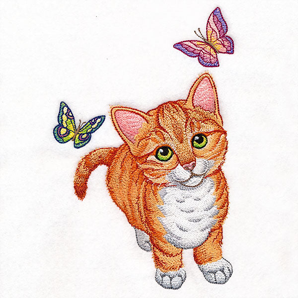 Butterflies and Sunshine Cat