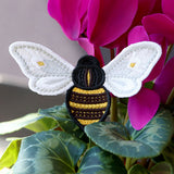 Free-Flying with Texture Bumble Bee (In-the-Hoop)