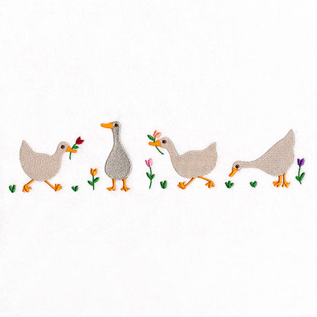Spring is for Tulips and Geese Border