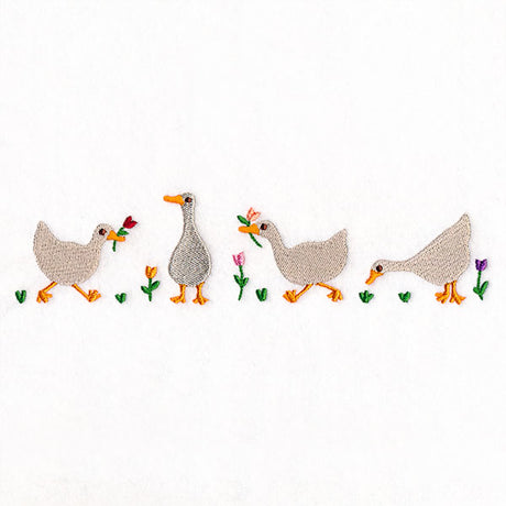 Spring is for Tulips and Geese Border