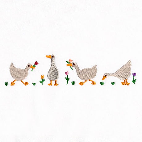 Spring is for Tulips and Geese Border