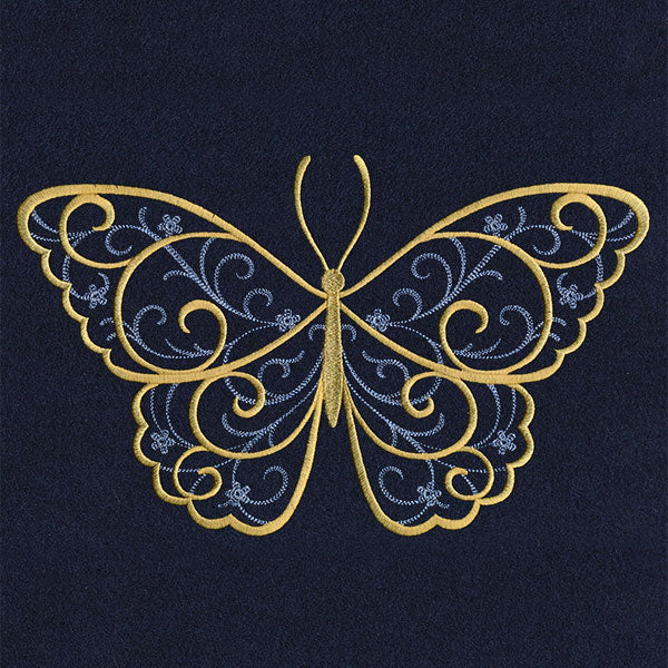 Elegance and Swirls Butterfly
